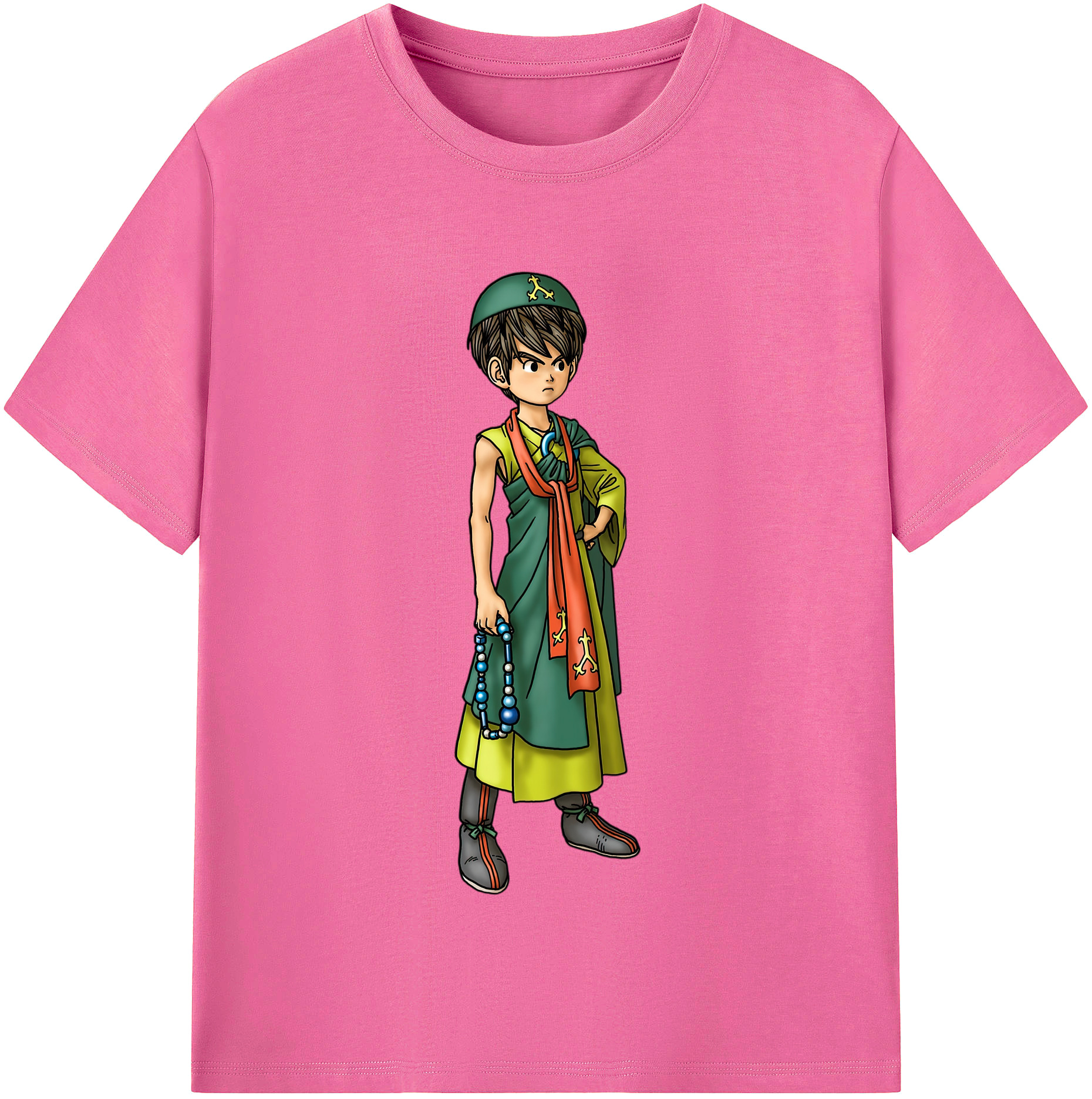 （画像用） ドラゴンクエスト Doragon Kuesuto Dragon Quest レディースカジュアルプリントTシャツ（綿100％）